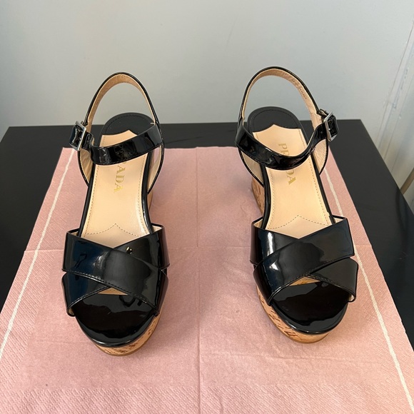 Prada Donna cork wedge - Picture 2 of 6